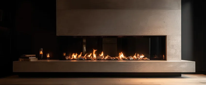 Gas Fireplace Ember Bed Design Services in Oak Forest, Illinois