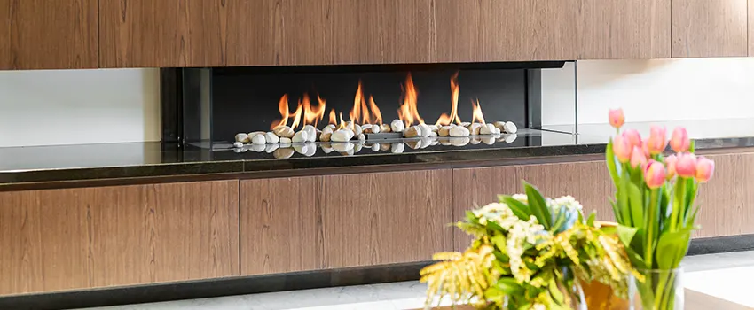 Double-height Fireplace Design Refurbishment in Oak Forest, Illinois