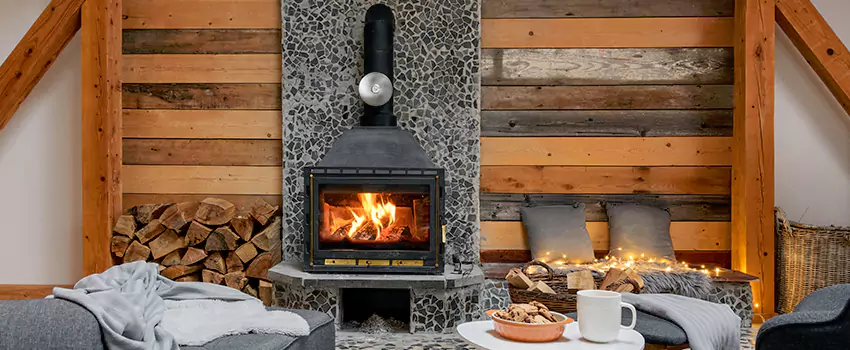 Thelin Hearth Products Direct Vent Gas Stove Fireplace Inspection in Oak Forest, Illinois