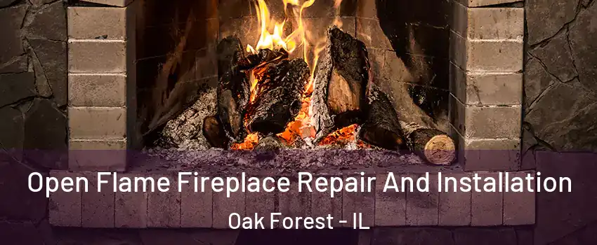  Open Flame Fireplace Repair And Installation Oak Forest - IL